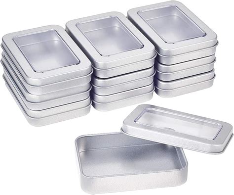 large storage metal boxes|rectangular metal box with lid.